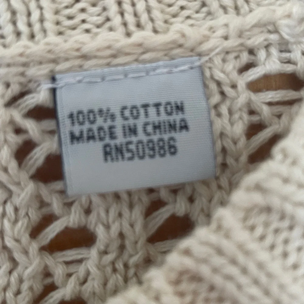 Eight Eight Eight Tan Crew Neck Cotton Sweater - Picture 3 of 8